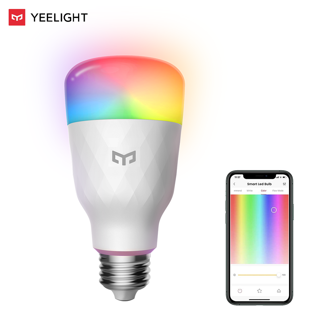 Yeelight Light Smart Bulb - Yeelight inteligente lâmpada led w3 cor