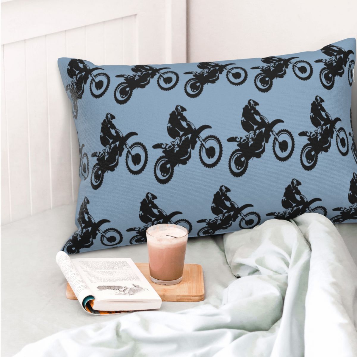 Home Decor Vector - Capa de almofada retangular com arte