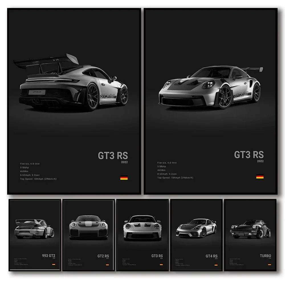 Germany Home Decor - Arte de parede pop moderna, supercarro