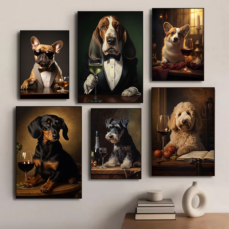 Germany Home Decor - Pôster de Retrato de Cães: Bulldog