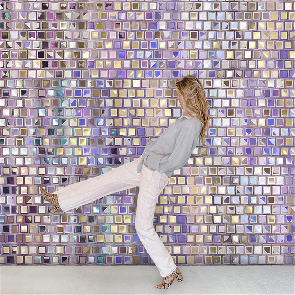 Home Decor Online Shopping - Papel de parede mosaico colorido personalizado