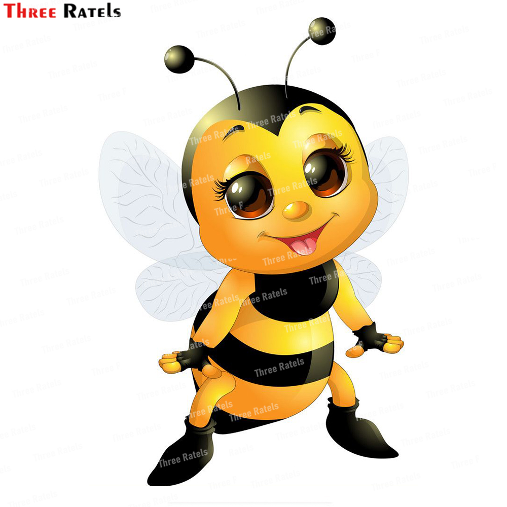 Home Decor Vector - Três ratels l6 bela abelha com