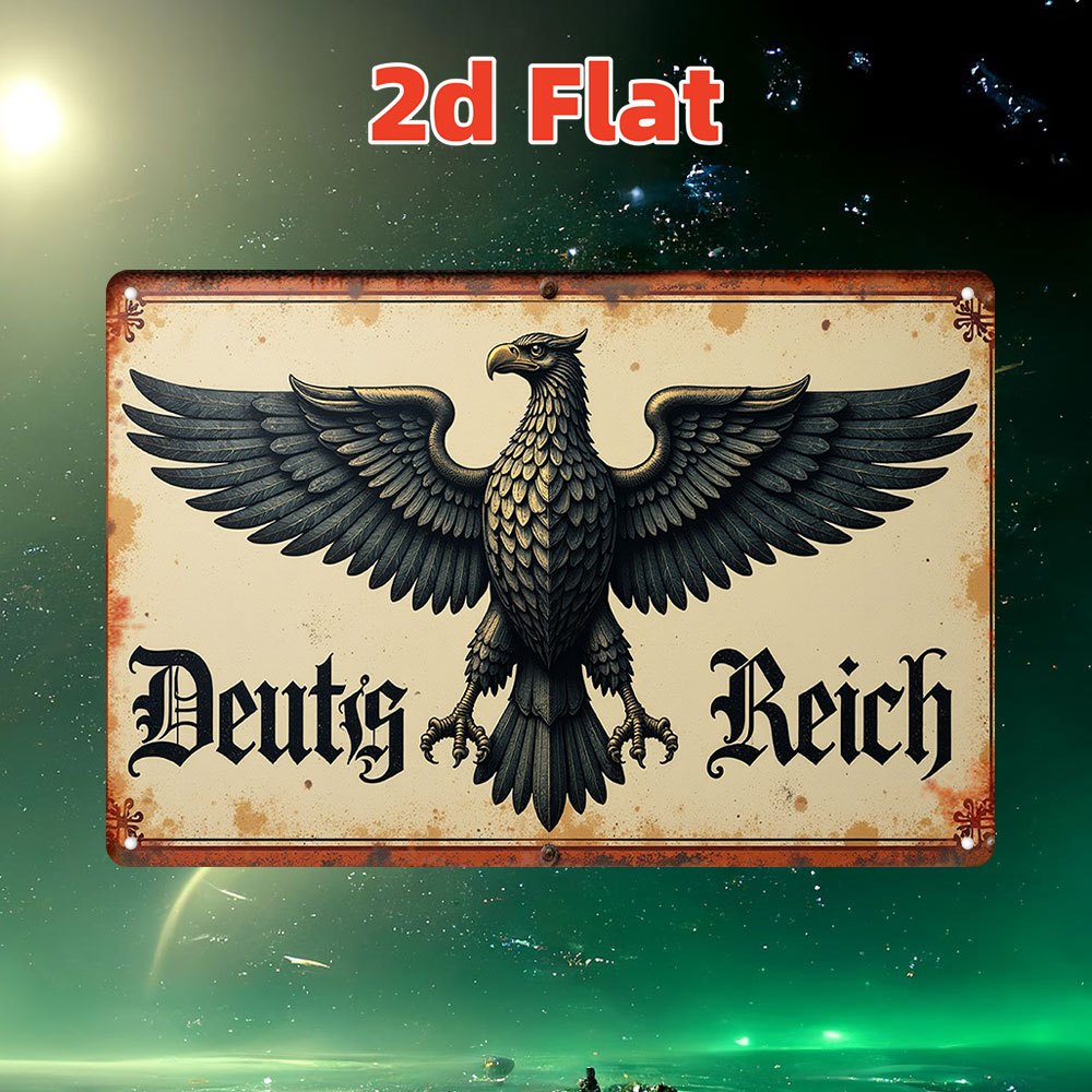 Germany Home Decor - Placa de Metal Vintage com Águia