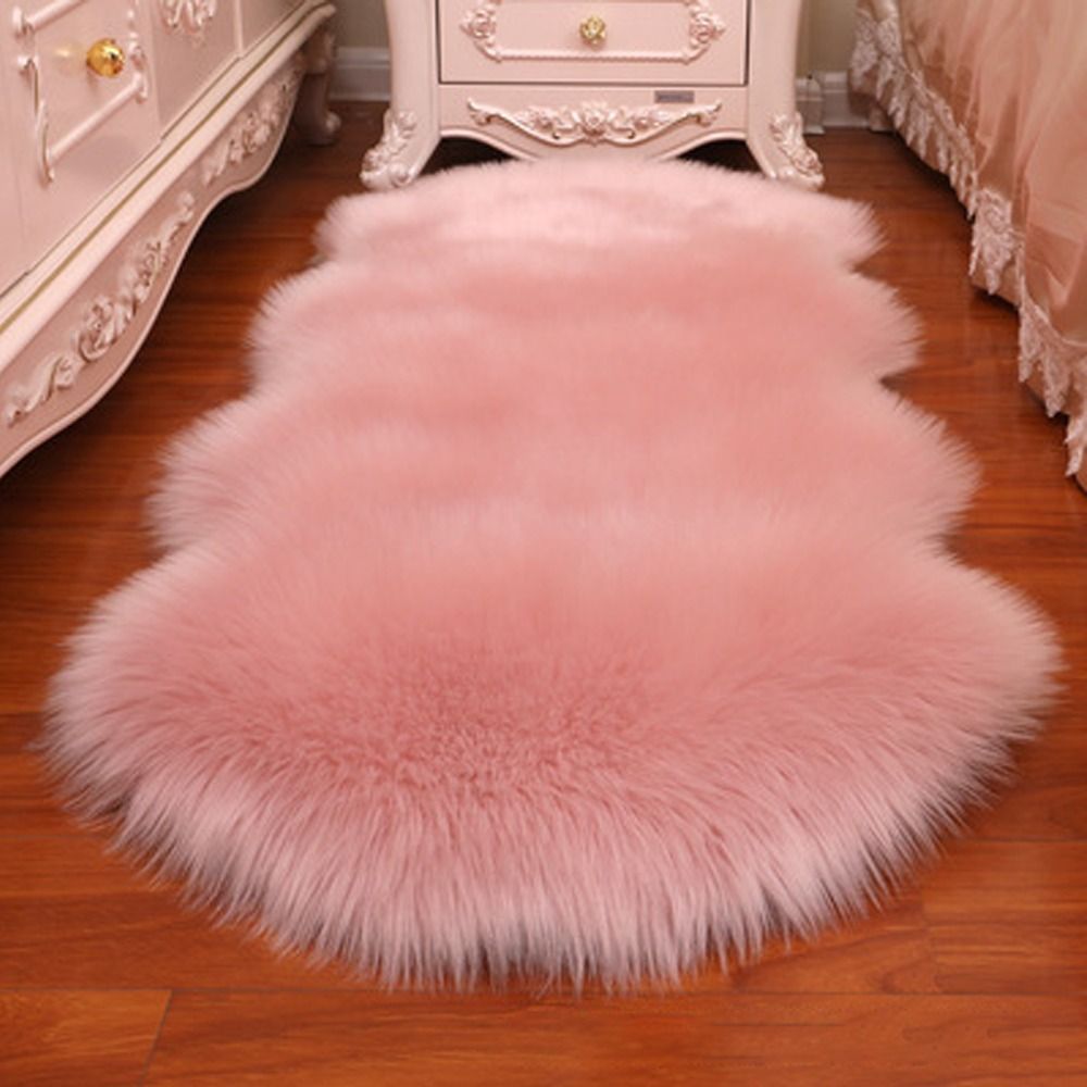 Cowhide Rug Faux - Pele de carneiro artificial cabelo longo