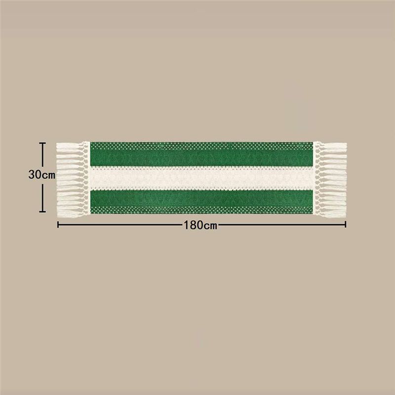 Linen Table Runner - Caminho de Mesa Boho Farmhouse DT15