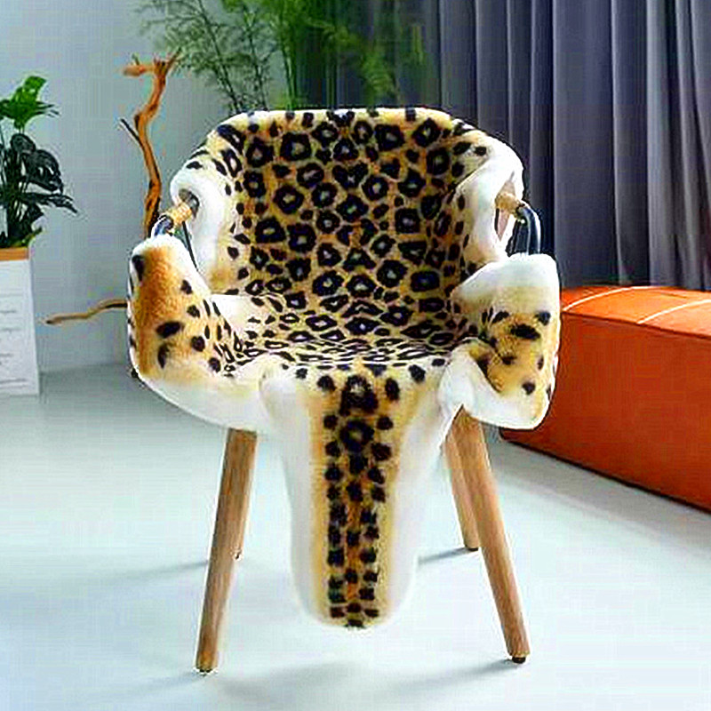 Cowhide Rug Faux - 150x100cm leopardo impressão grande pele do