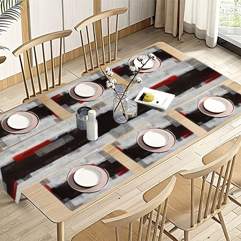 Conjunto de Toalhas de Mesa Ab - Linen Table Runner avaliação e preço