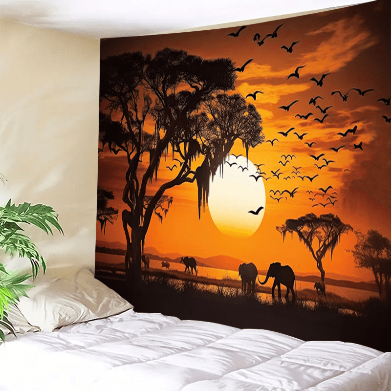 Tapeçaria Serengeti Sunset Saf - Aesthetic Tapestry avaliação e preço