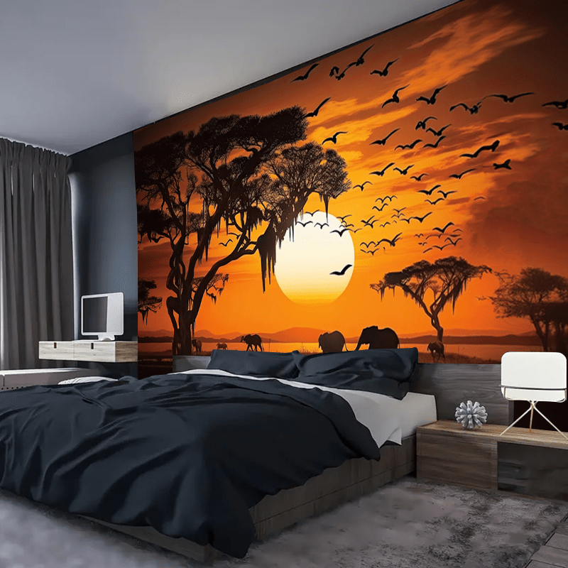 Tapeçaria Serengeti Sunset Saf - Aesthetic Tapestry avaliação e preço