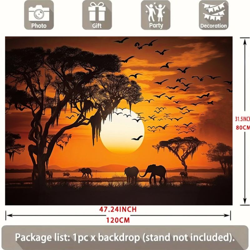 Tapeçaria Serengeti Sunset Saf - Aesthetic Tapestry avaliação e preço