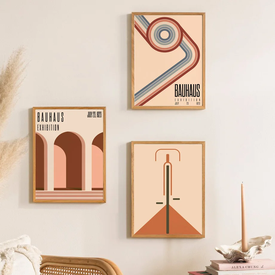 Arte de parede em tela Bauhaus - Home Decor Expo avaliação e preço
