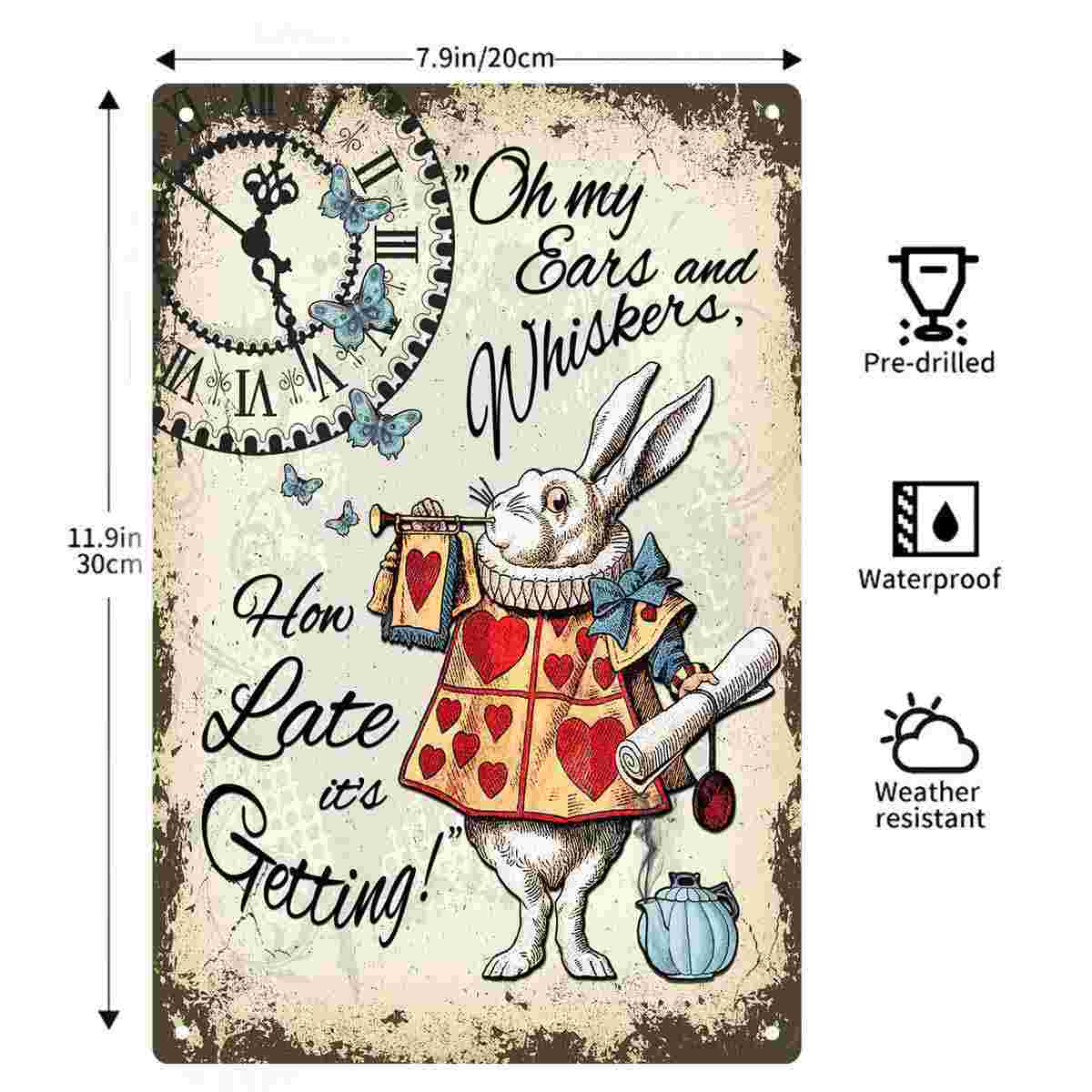 Placa de Metal Decorativa 2D P - Home Decor How To avaliação e preço