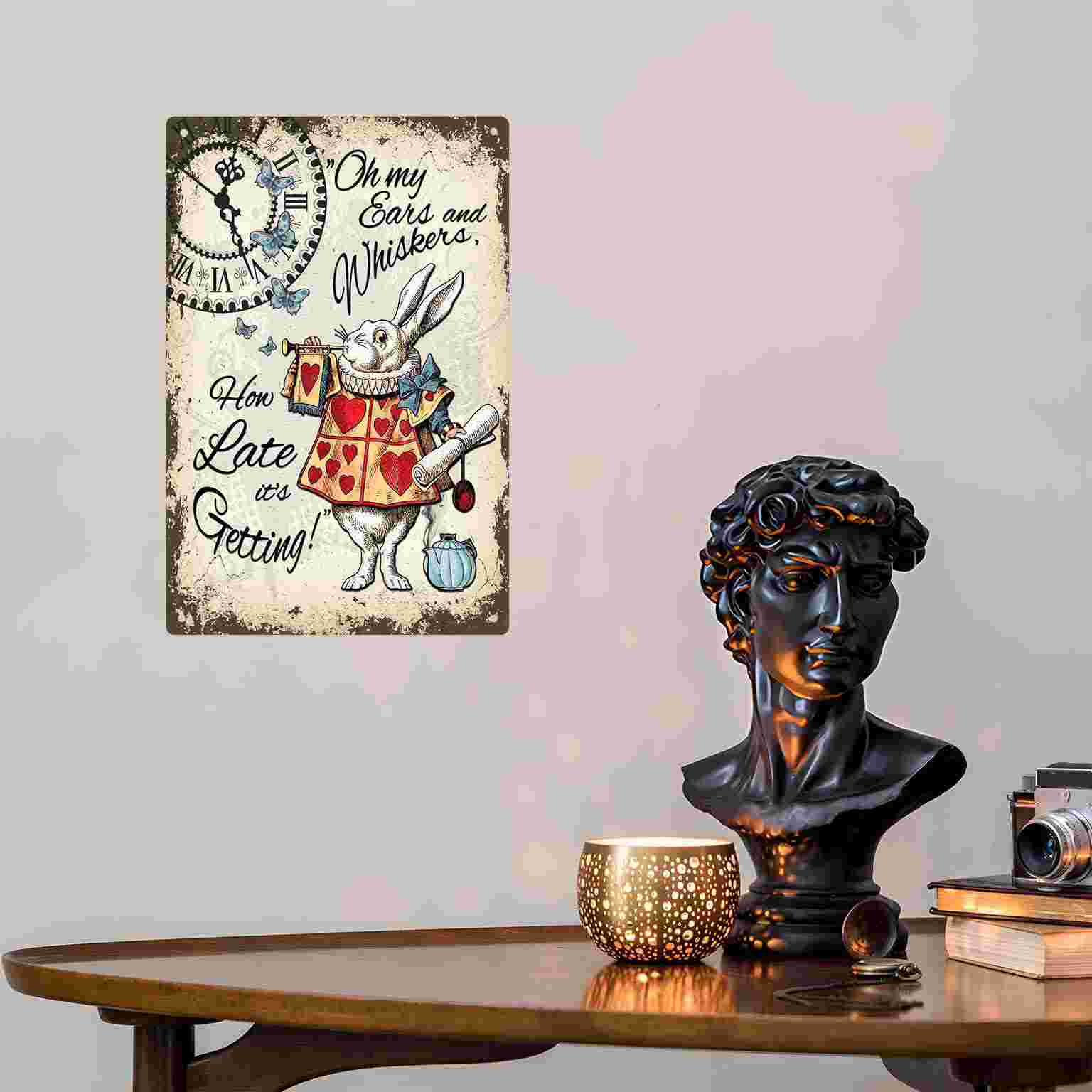 Placa de Metal Decorativa 2D P - Home Decor How To avaliação e preço