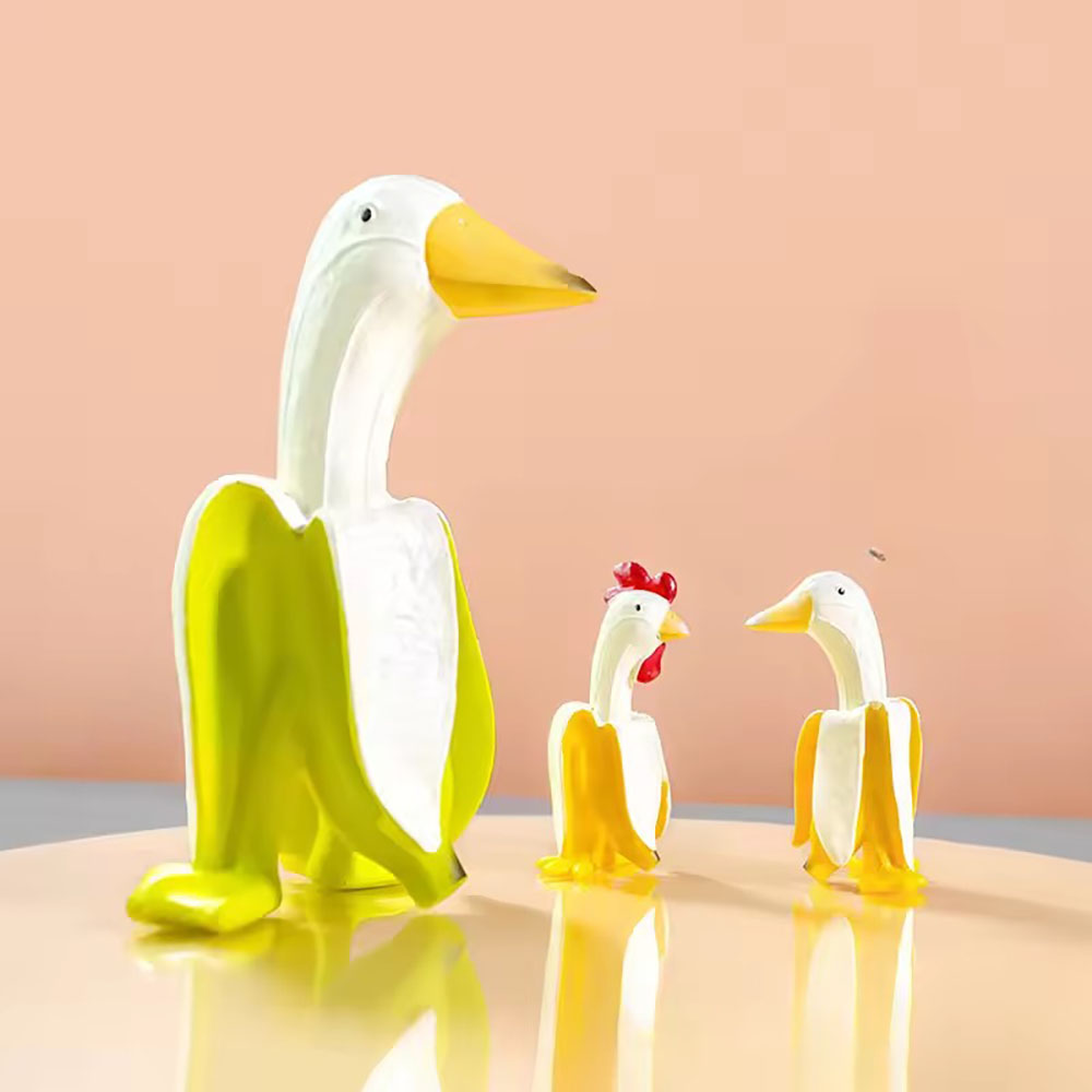 Decoração de Pato Banana - Olh - Home Decor Express avaliação e preço