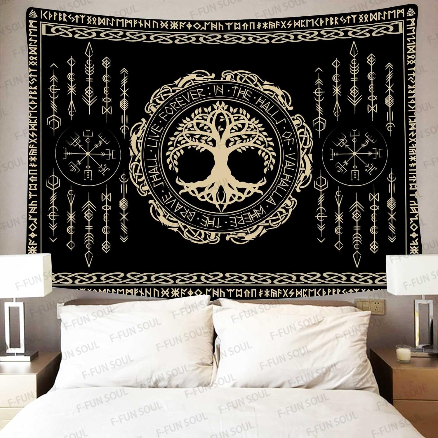 Tapeçaria de Mitologia Nórdica - Aesthetic Tapestry avaliação e preço
