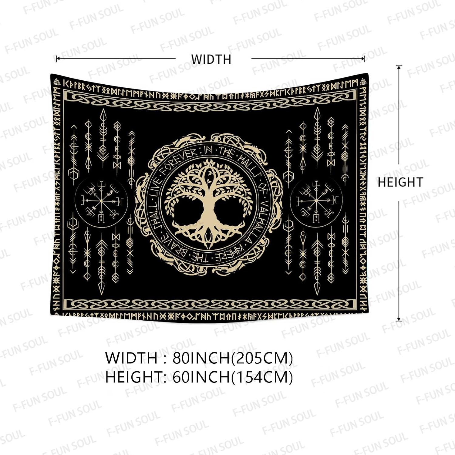 Tapeçaria de Mitologia Nórdica - Aesthetic Tapestry avaliação e preço