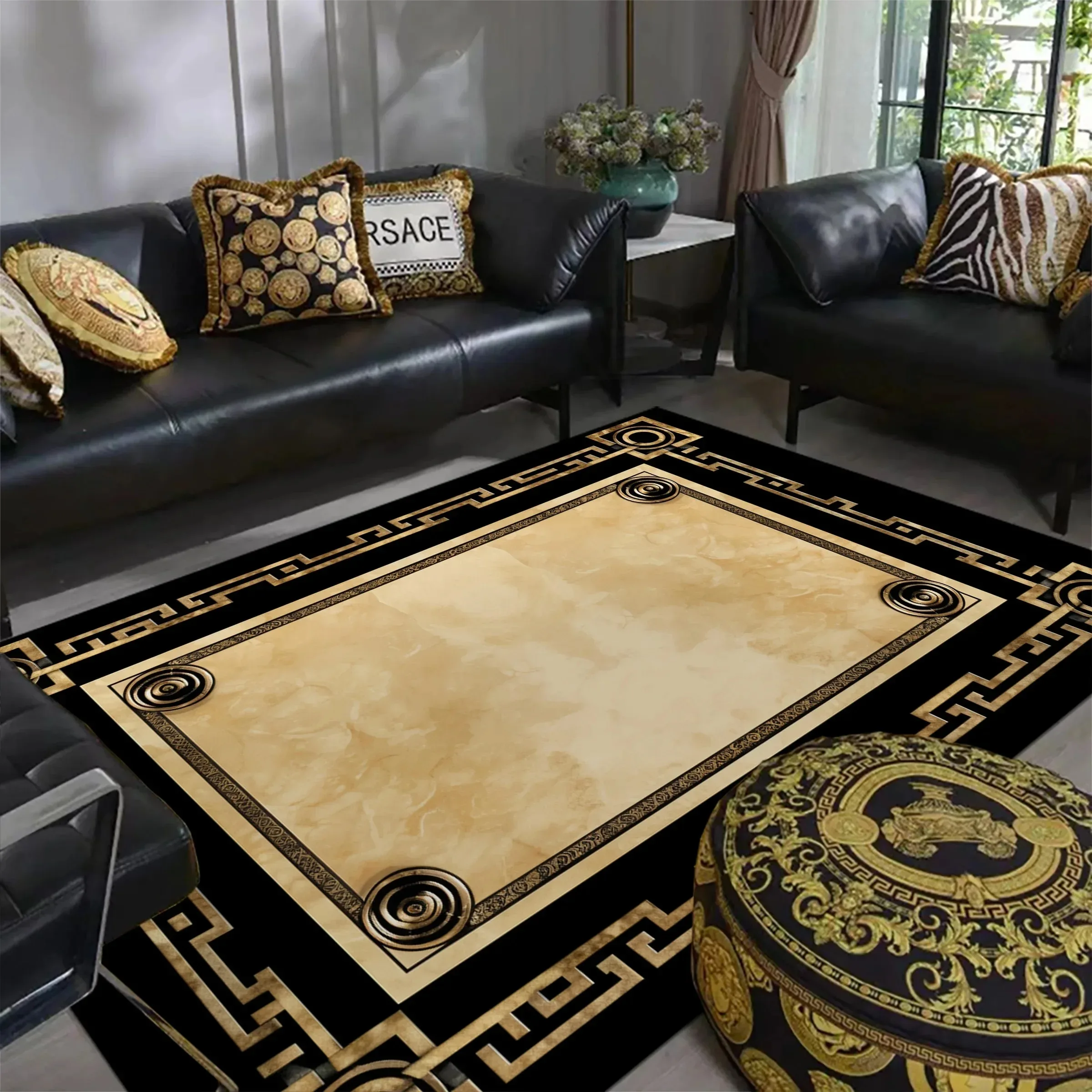 Egm 2025 luxo preto ouro grand - Home Decor Ig avaliação e preço
