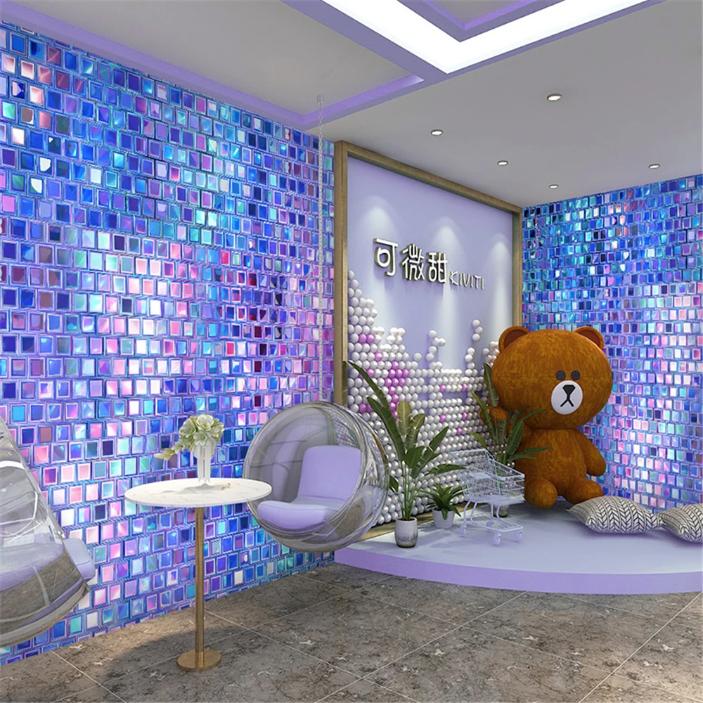 Papel de parede mosaico colori - Home Decor Online Shopping avaliação e preço