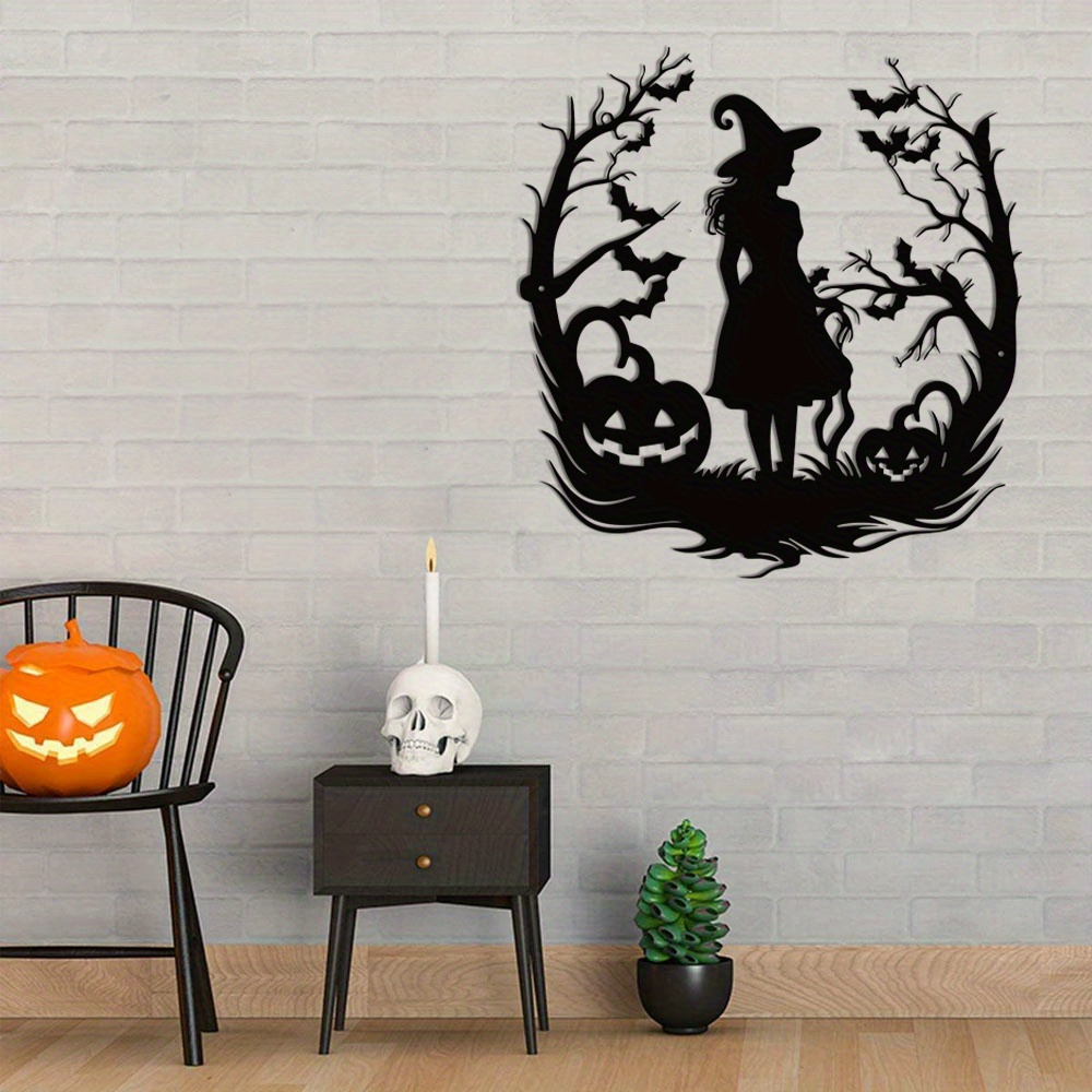 Arte em Metal de Bruxa SVG par - Home Decor Vector avaliação e preço