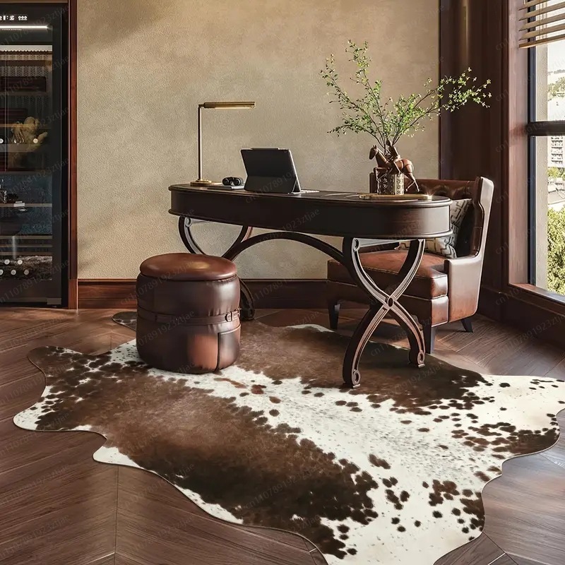 Tapete de Couro Sintético Lavá - Cowhide Rug Faux avaliação e preço