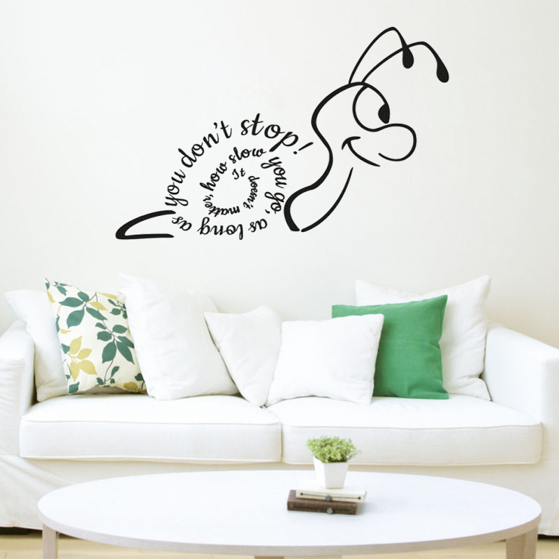 Adesivo de parede de caracol c - Home Decor How To avaliação e preço