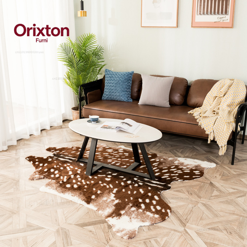 Tapetes de Veludo com Estampa  - Cowhide Rug Faux avaliação e preço