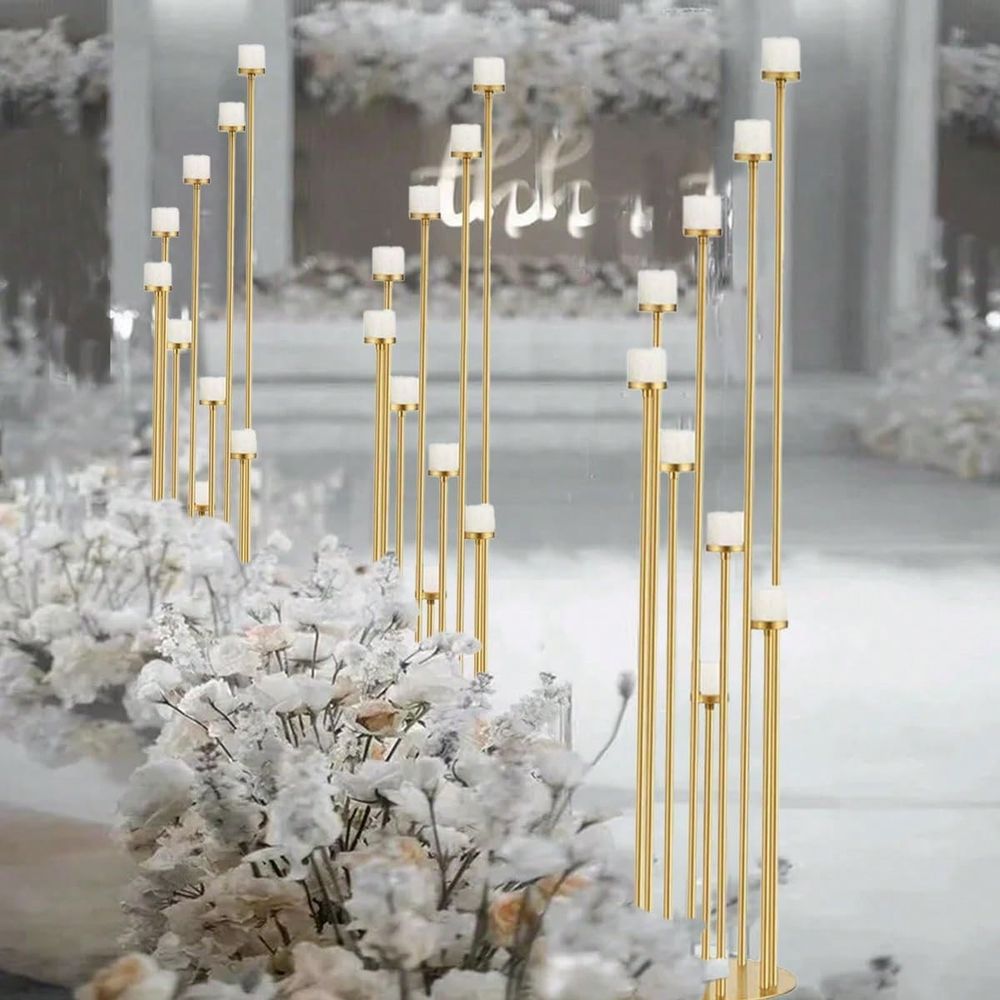2 Peças Candelabro de 9 Braços - Flooring Home Decor avaliação e preço