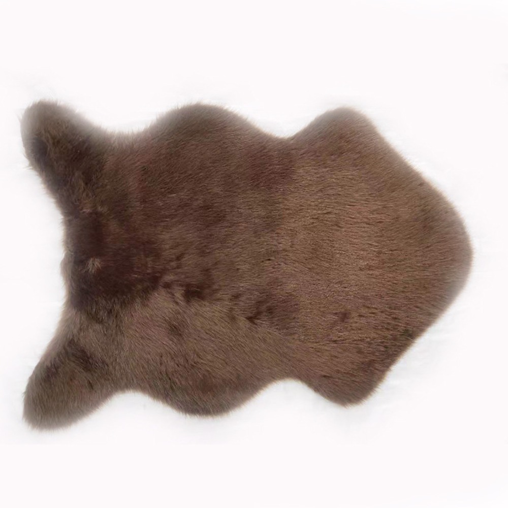 Macio carneiro quarto tapete,  - Cowhide Rug Faux avaliação e preço