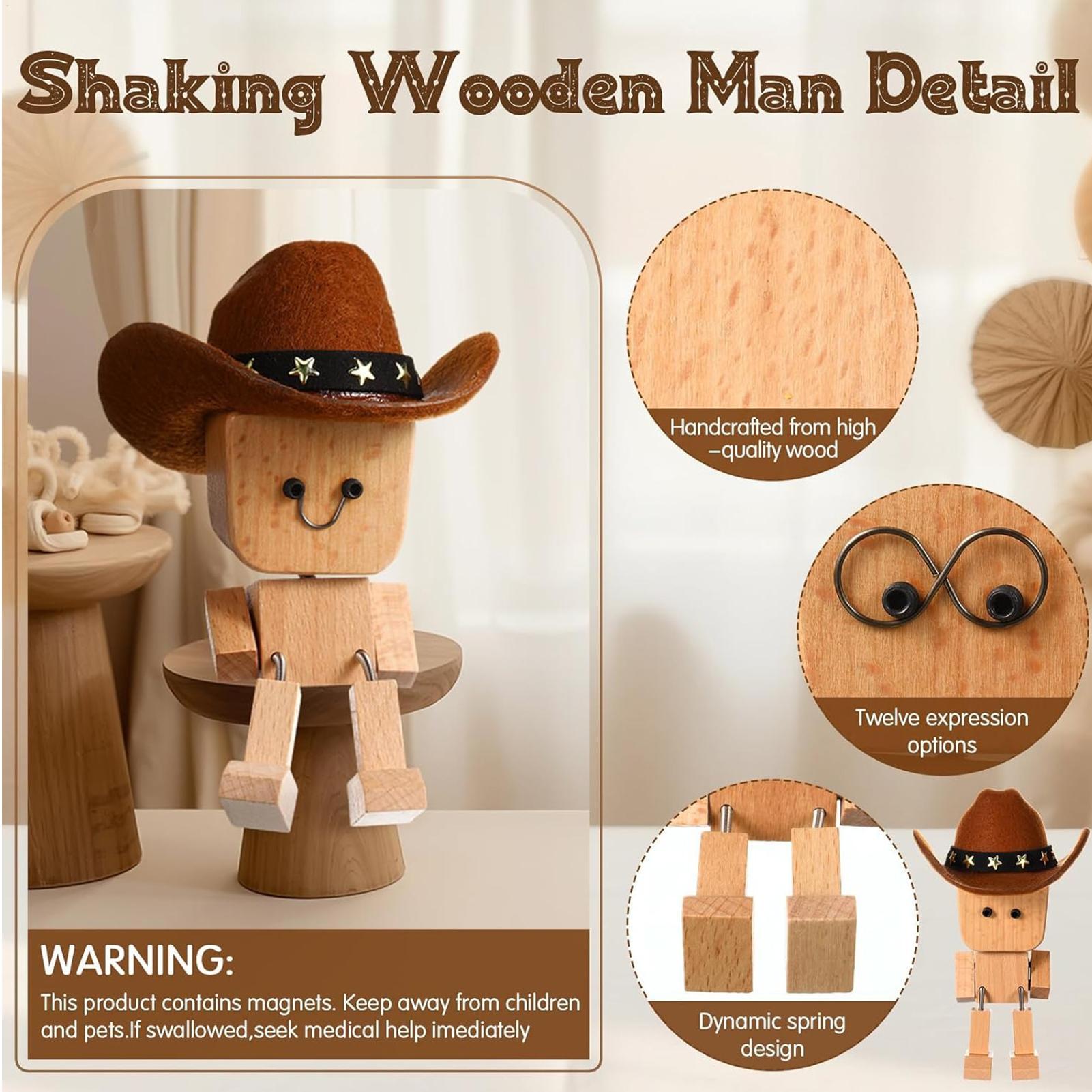 Boneco de Madeira Oscilante pa - Home Decor Express avaliação e preço