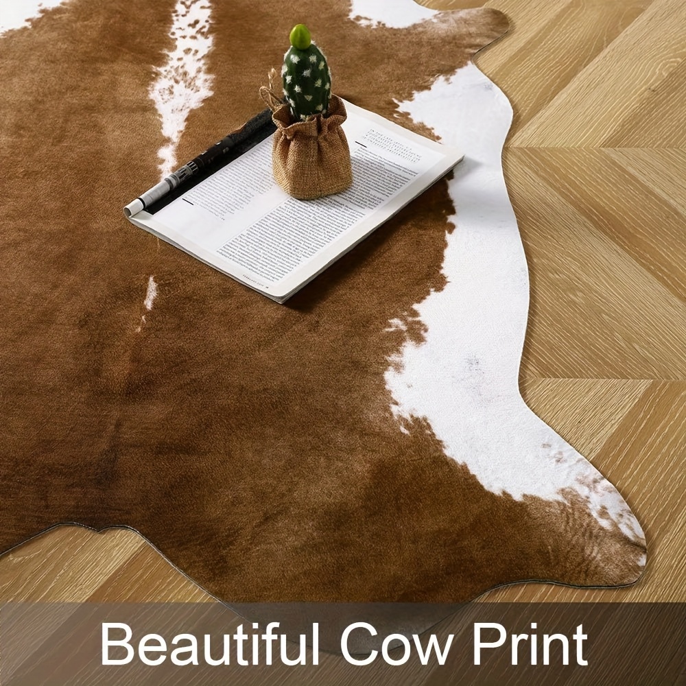 Estilo americano pele sintétic - Cowhide Rug Faux avaliação e preço