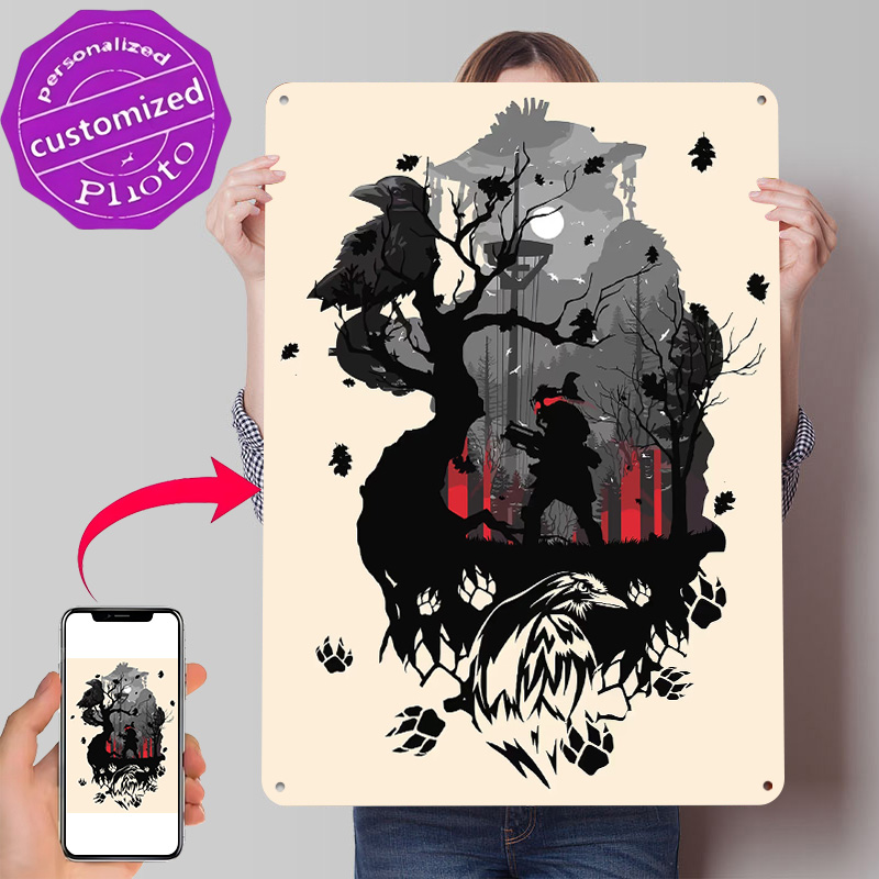 Pôster de Metal Texturizado 3D - Home Decor Vector avaliação e preço