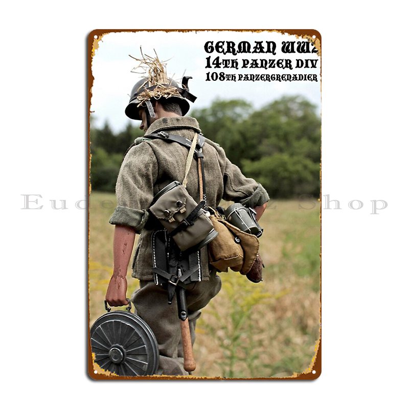 Ww2 panzergrenadier alemão com - Germany Home Decor avaliação e preço