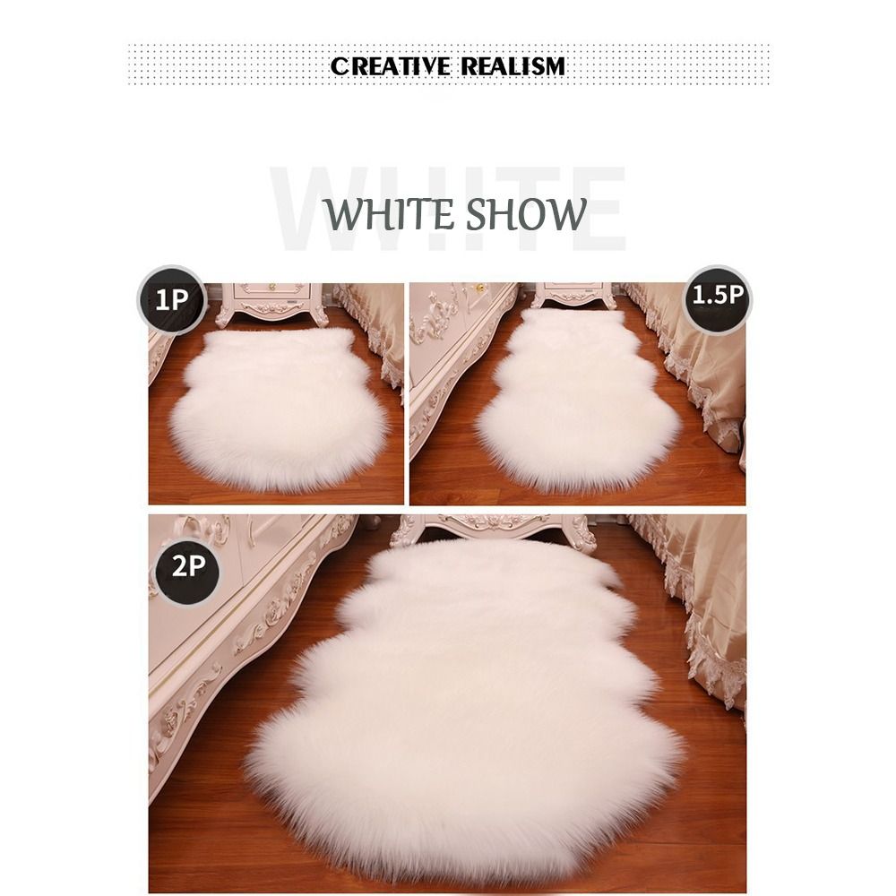 Pele de carneiro artificial ca - Cowhide Rug Faux avaliação e preço