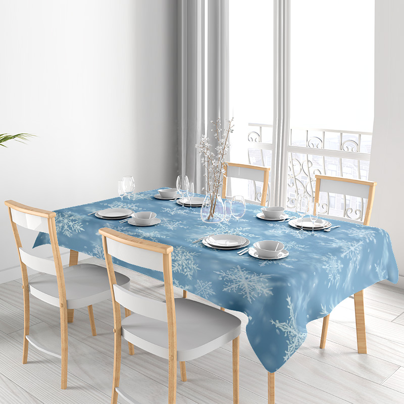 Floco de neve toalha de mesa d - Home Decor Online Shopping avaliação e preço